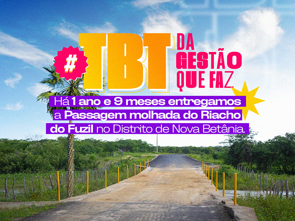 #TbtGestãoQueFaz! 
Quinta-feira é dia de #TBT da Gestão que Faz!